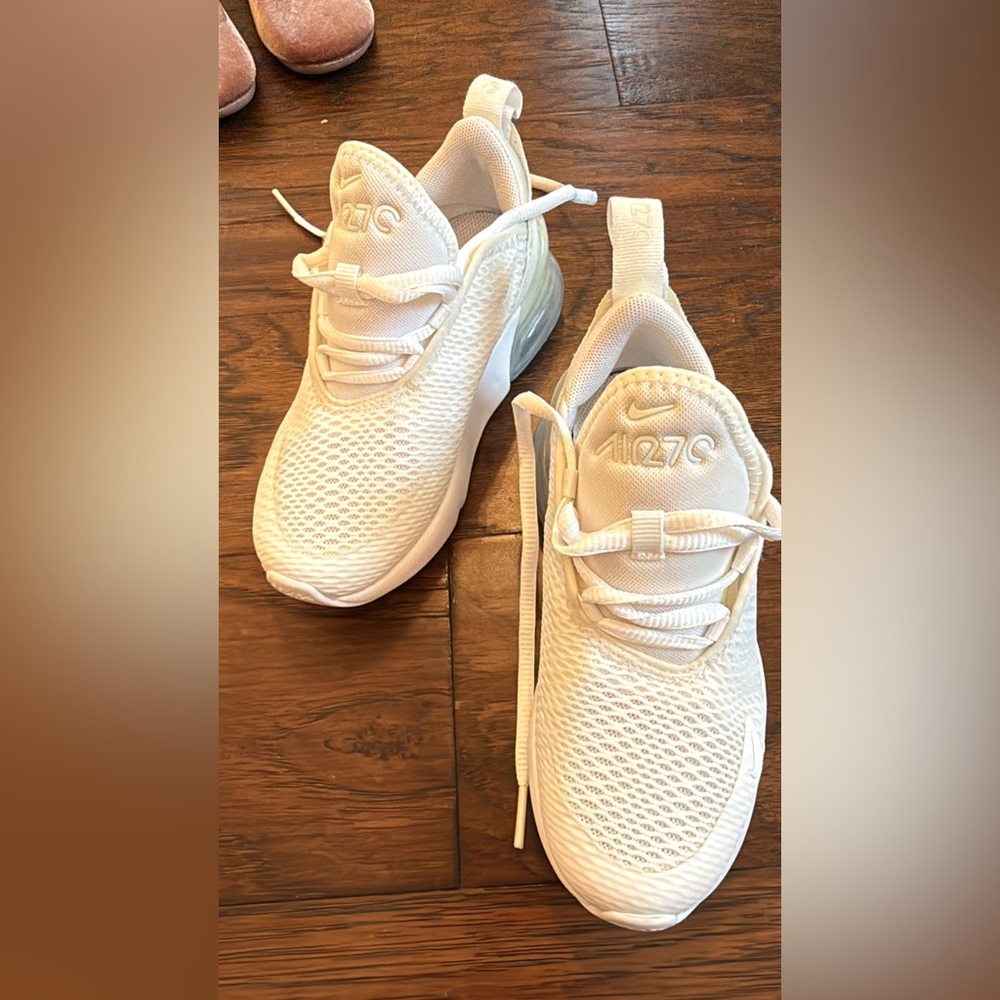 Nike Air Max 270 Triple White Sneakers